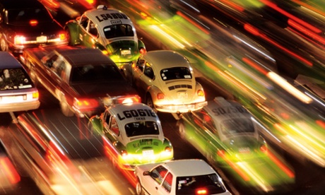 Traffic in Mexico City.