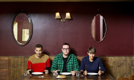 From left, the Camberwell Arms’ Jonathon Jones, Michael Davies and Trish Hilferty.