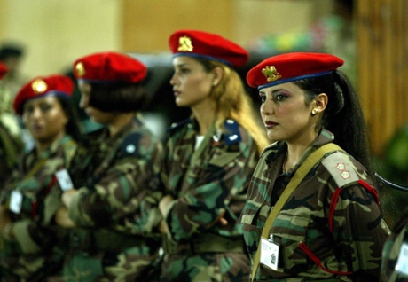 Gaddafi’s female bodyguards.