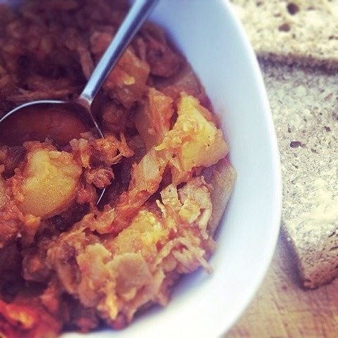 A Polish hunters' stew (bigos) submitted by detoutcoeurLimousin.