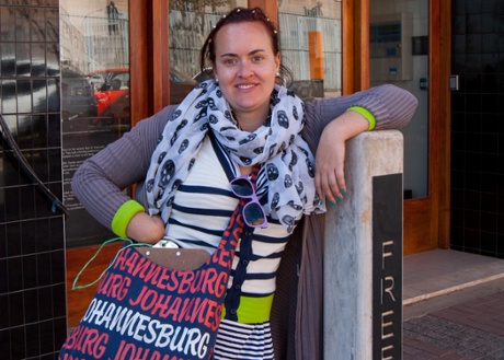 Jo Buitendach outside Chancellor House