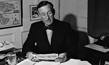 Ian Fleming in his Study