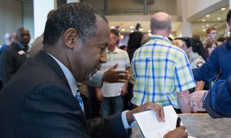 Ben Carson topped the Republican fundraising list.