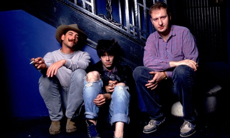 Greg Norton, Grant Hart and Bob Mould of Hüsker Dü.