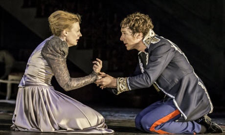 Benedict Cumberbatch with Anastasia Hille