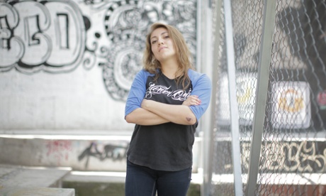 Fernanda Rodríguez, Melodía del Santo Barrio, belongs to the hip-hop collective and gives workshops.