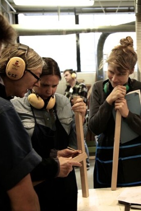 Students in a Cass workshop