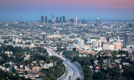 Mulholland Drive, Downtown Los Angeles, USA