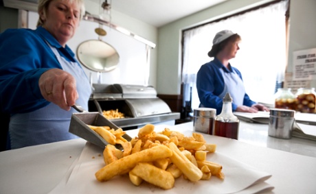 The fish and chip shop at the Black County Museum