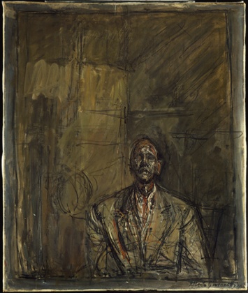 Jean Genet by Alberto Giacometti, c1954-5.