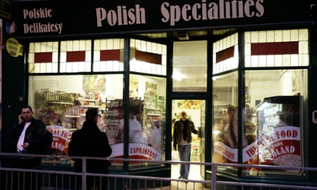 European immigrants in Britain are predominantly Polish.