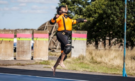 Aktar Hussein in The Almost Impossible Gameshow on ITV2.