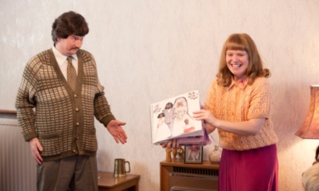 Don't tell the bride… Steve Brody as Richard and Stacey Sampson as Jennifer.