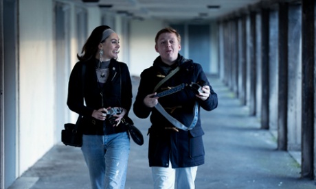 You’re a deee-lite Shaun… Poppy Corby-Tuech as Charlotte and Thomas Turgoose as Shaun.