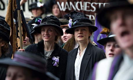Anne-Marie Duff and Carey Mulligan in Suffragette