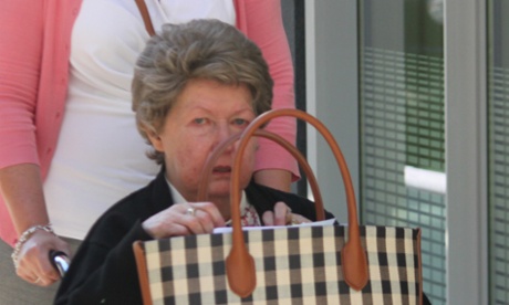 Sheena Godden leaves the high court.