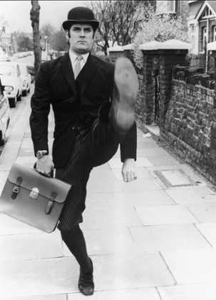 John Cleese in Monty Python’s Ministry of Silly Walks sketch.