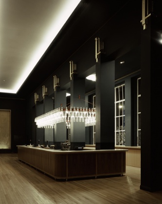 The Liverpool Philharmonic Hall’s first-floor bar.