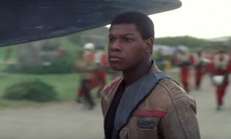 John Boyega in Star Wars: The Force Awakens.