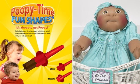 Poopy-Time Fun Shapes and the Preemie Cabbage Patch doll.
