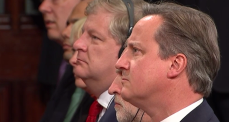 Cameron not wearing headphones