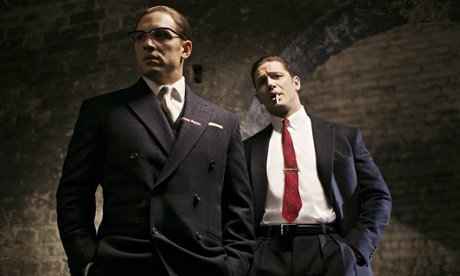 Tom Hardy and Tom Hardy in Legend