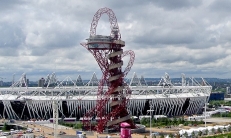 The ArcelorMittal Orbit sculpture.