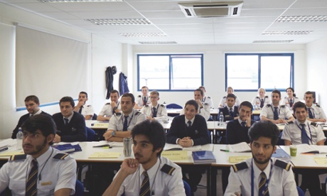 Trainee pilots at CAE Oxford Aviation Academy
