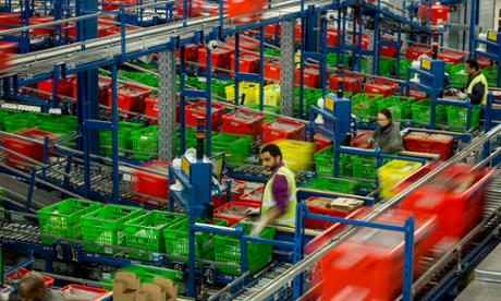 Ocado warehouse in Hertfordshire