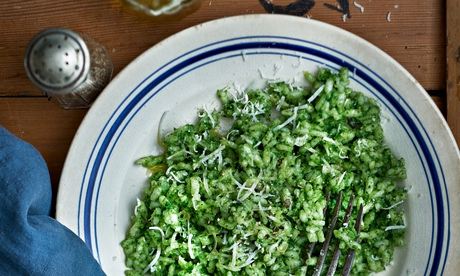 Green lights: rice with Savoy and pine nuts by Joseph Trivelli.