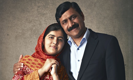 Malala Yousafzai and her father, Ziauddin