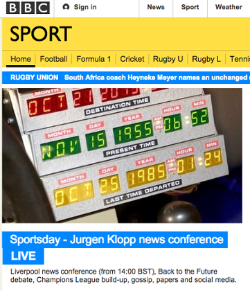 Headline news, earlier.