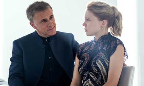 Christoph Waltz and Léa Seydoux in Spectre.