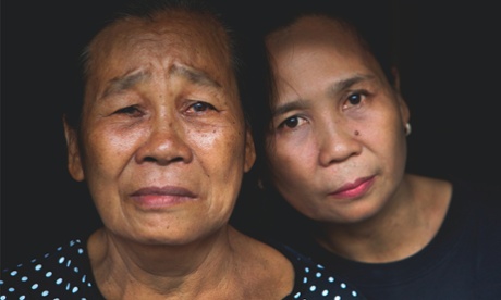 Photograph of Marilyn Restor's mother Nani and sister Lani.