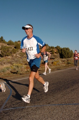 Bob running in healthier times.