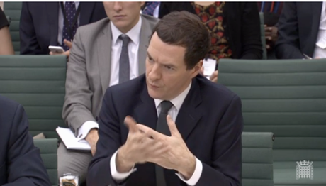 George Osborne at the Treasury Committee