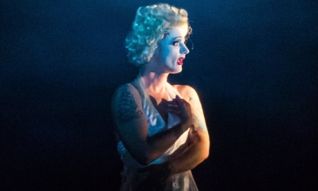 Dickie Beau as Marilyn Monroe. Dickie Beau appears at the US and UK editions of the Just Like a Woman programme.