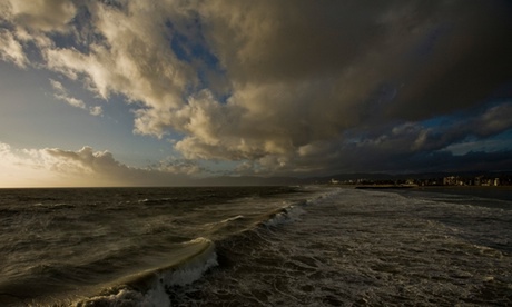 Storm over the Pacific Ocean taken from the Venice Pier