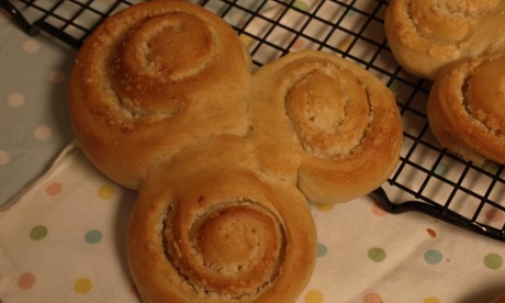 Colonial Cravings made these coconut buns.