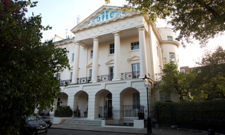 Isn’t it awful when your house isn’t big enough … Damien Hirst’s home.