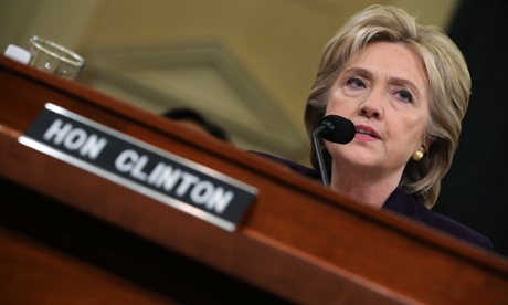  Hillary Clinton testifies before the House Select Committee on Benghazi.
