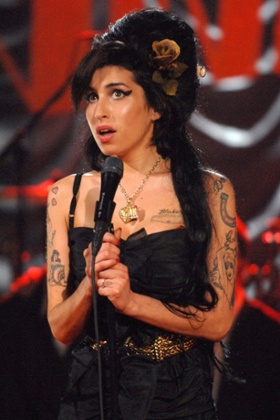 Amy Winehouse in the documentary, Amy.