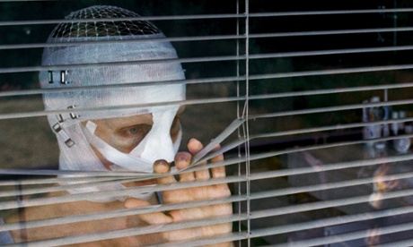 Susanne Wuest in the Austrian horror movie Goodnight Mommy.