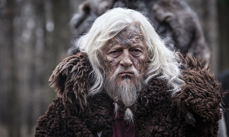Scene-stealer … Rutger Hauer as the blind Ravn in The Last Kingdom