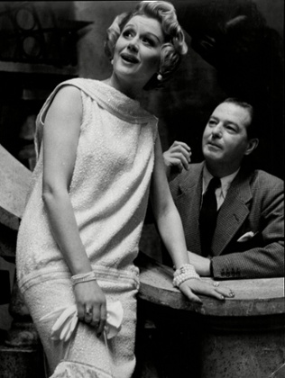 Actor Margaret Leightonwith Terence Rattigan in 1958. Photograph: ANL/REX Shutterstock