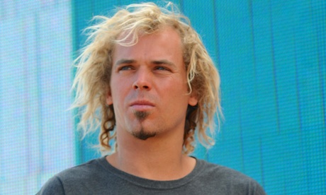 Kitesurfing champ Lewis Crathern.