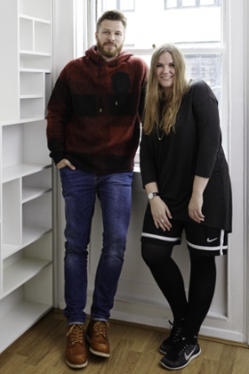 Rick Edwards and Astrid Andersen
