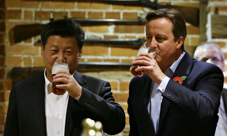 David Cameron And Chinese President Xi Jinping