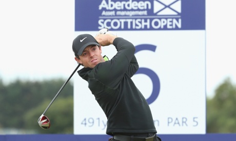 Rory McIlroy at last year's Aberdeen Asset Management Scottish Open.