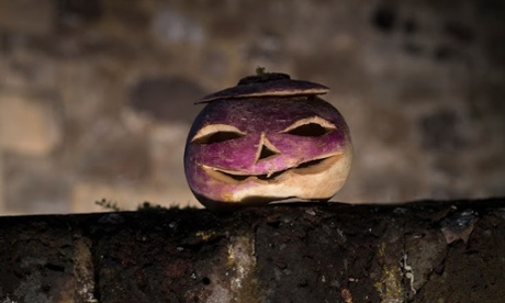 A carved turnip at Dover Castle in Kent